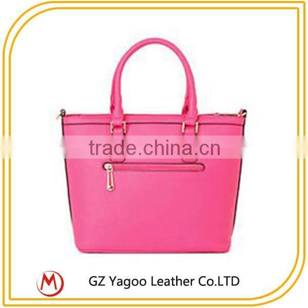 Single shoulder handbags made China wholesale fashion leather handbags