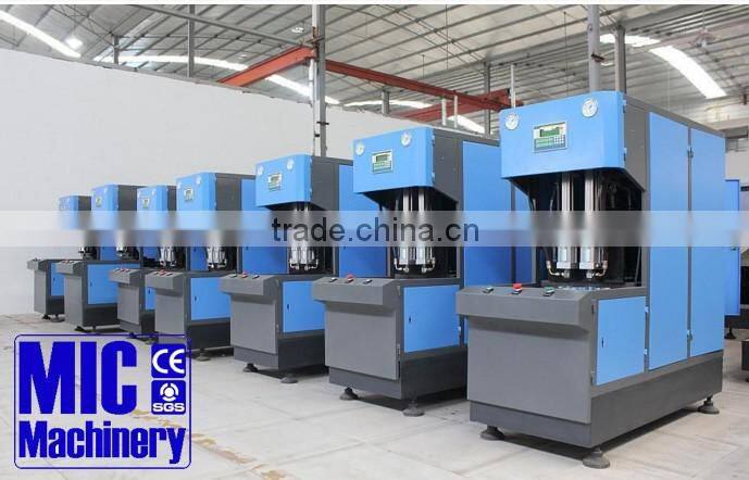 Micmachinery widely used bottle blowing process plastic blow molding machine water bottle blowing machine