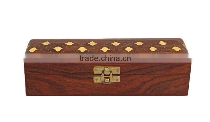 wholesale custom cheap factory flocking jewelry box