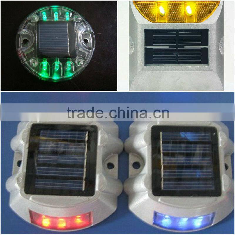 0.25W LED Solar Lamp,Solar Road Stud Red Color with flashing light