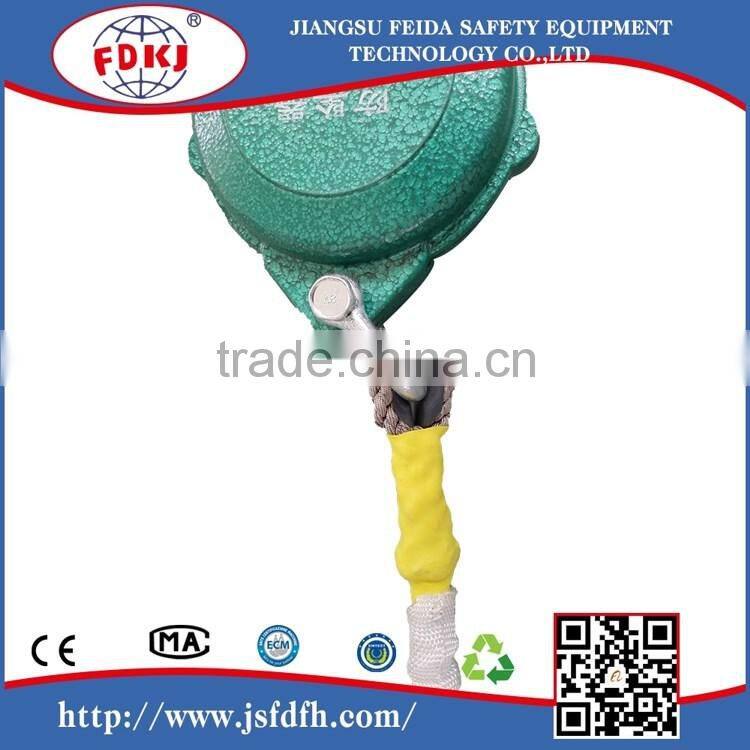 Steel Wire Rope Retractable Fall Arrester/New Design Construction Hot Sell Durable Fall Protection Fall Arrester