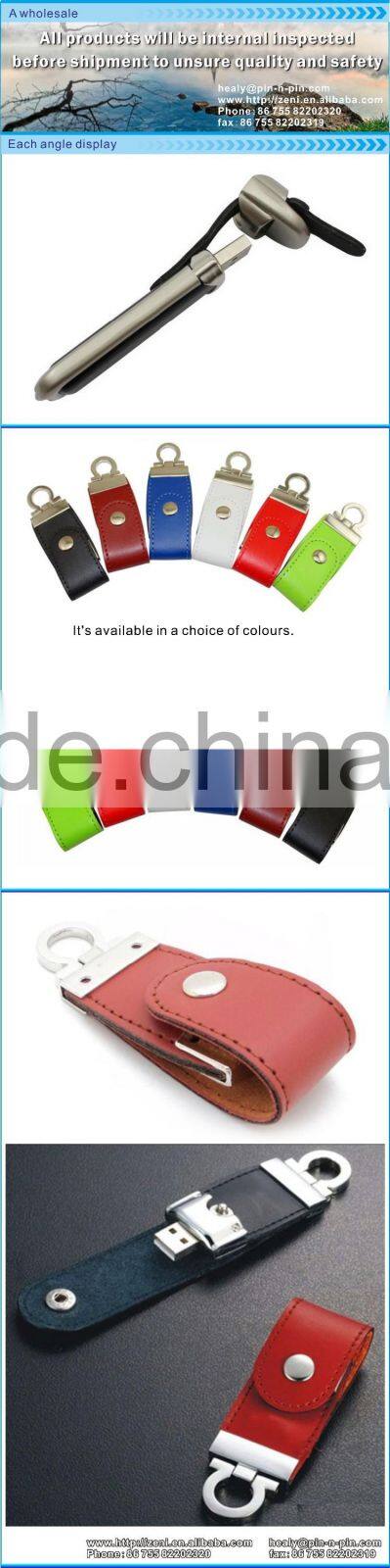 Cheap Bulk USB Memory Stick Leather usb
