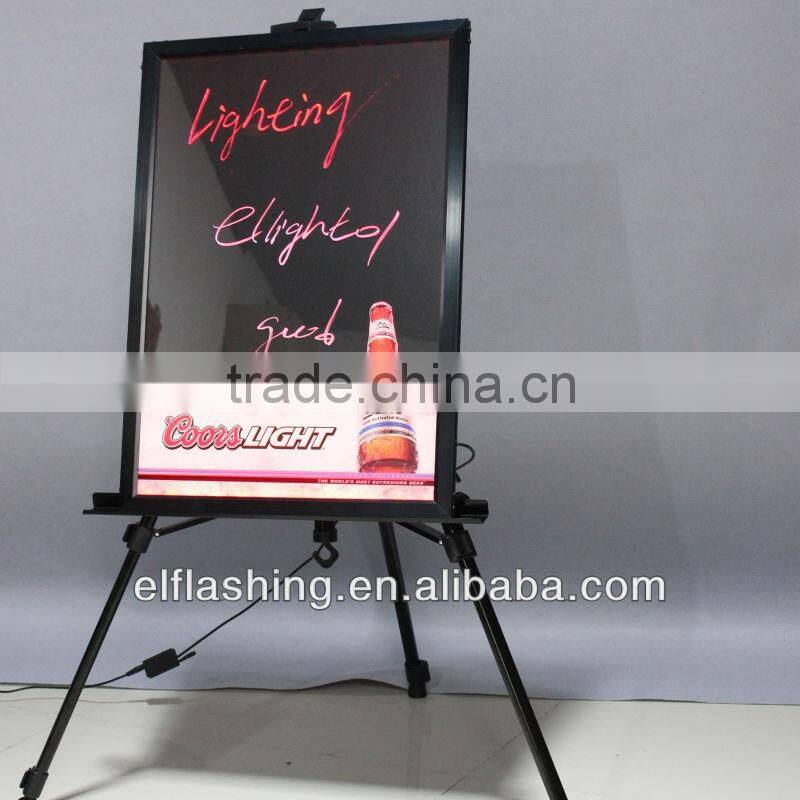 Holders for LED advertising writing board