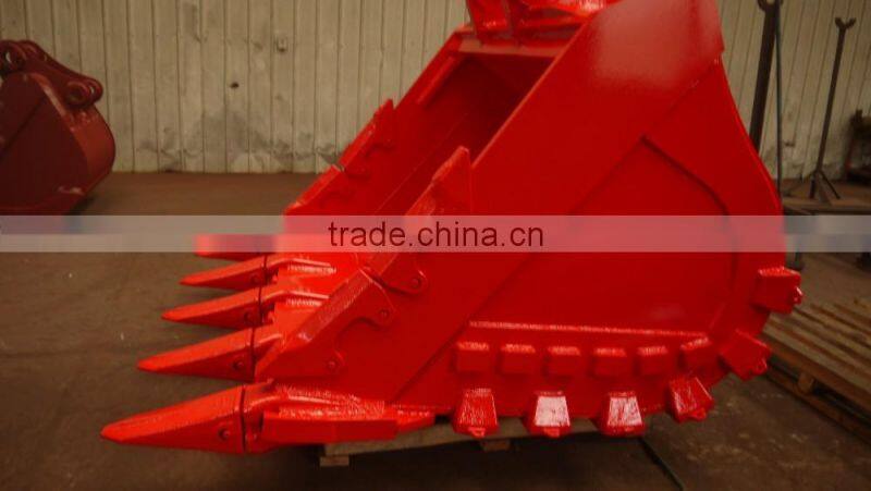 Good quality Excavator Hard Rock bucket made in China but western quality