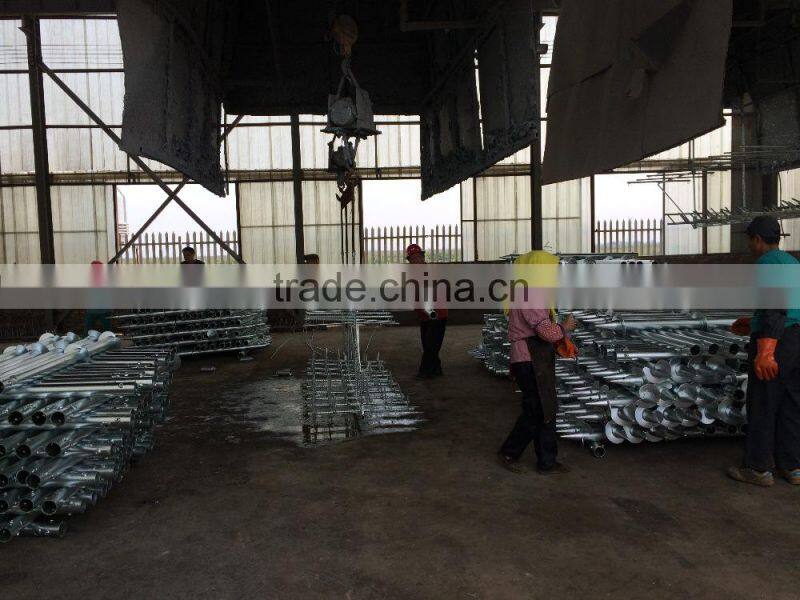 Chinese spiral ground anchor for post