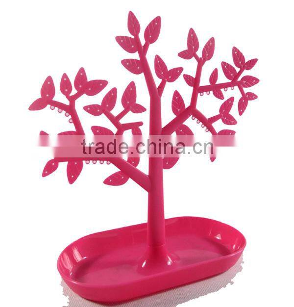 Customized artificial plastic tree for jewellery display made in china factory