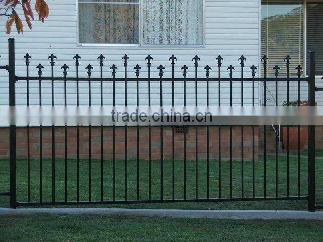 2012 Top-selling modern hand made iron fence ornaments