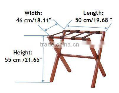 GZ Max M-9 wooden hotel folding luggage rack