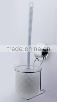 Household cleaning item toilet brush holder with suction cup