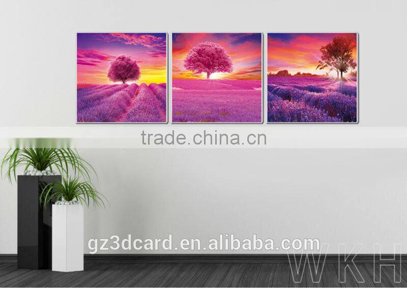 New Material PET 1.5mm No Frame Picture High quality promotional lenticular 3d pictures