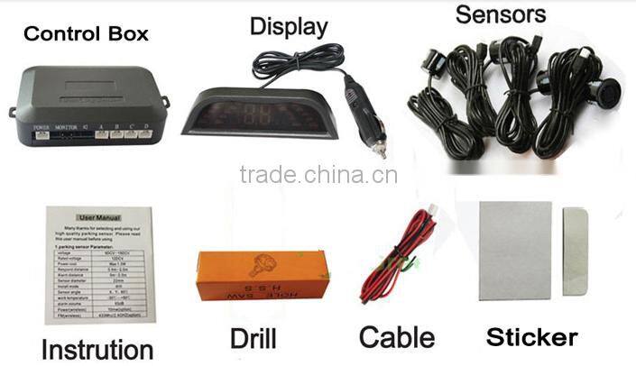 Hot Selling Car Parking Sensor System with LCD Display