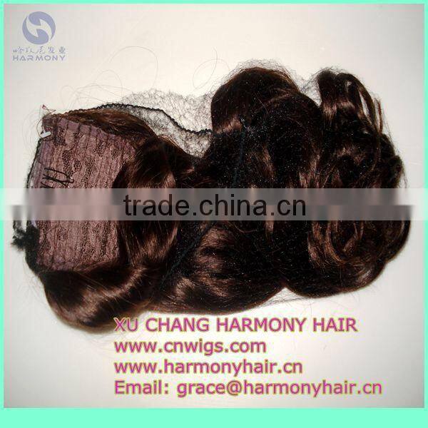 Harmony yaki human hair ponytail is available on stock