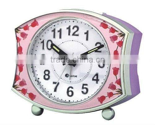 Plastic table alarm clock