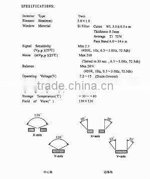 PIR Sensor KP500B use for CCTV monitoring, automation equipment and alarm application