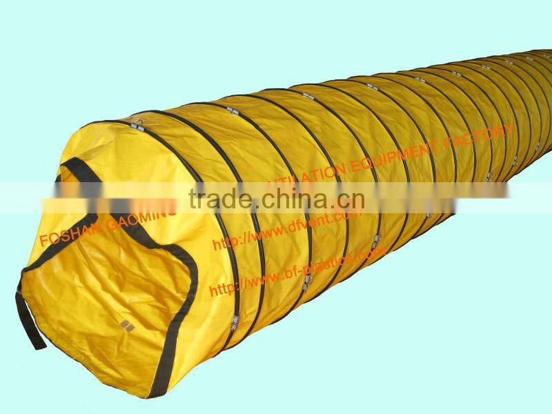 flexible mining and tunnel air duct