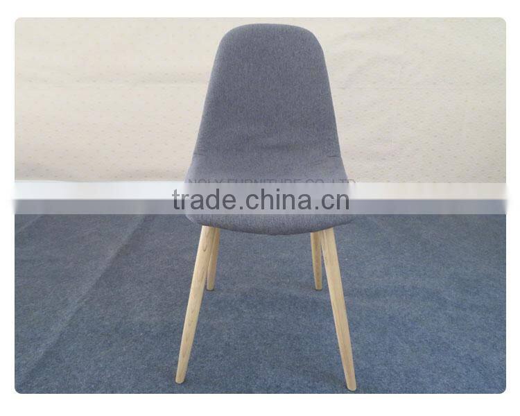 Standard Furniture Dining Room fancy linen upholstered dining chairs with wood legs
