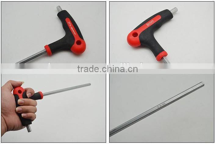 K-Master manufacture T handle wrench set 2-10mm screwdriver hex key