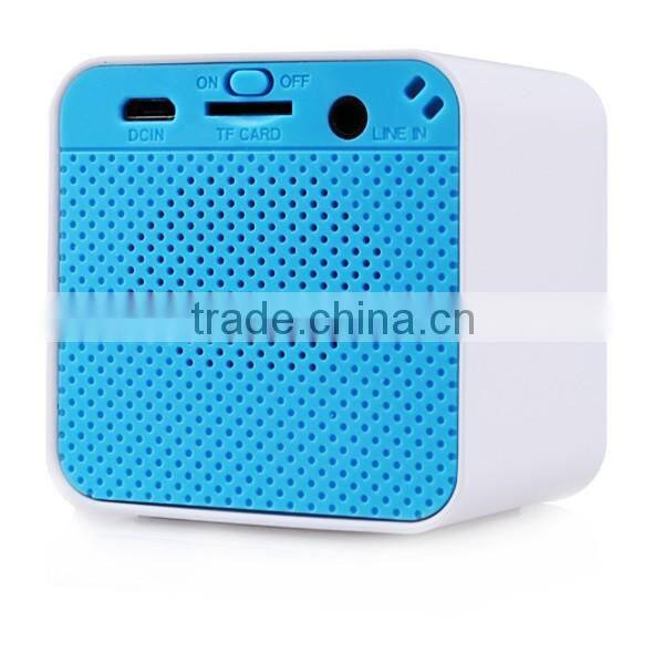 KinGo Square Cube Bluetooth Speaker Mini Superbase Wireless Stereo Portable Handsfree Subwoofer AUX Mp3 Player Loudspeake