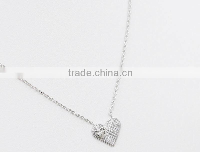 2016 fashion jewlery necklace designs silver plated pendant