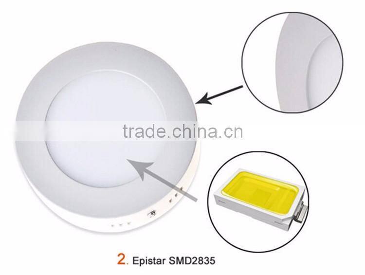 SAA UL round and rectangular flat LED panel ceiling lights