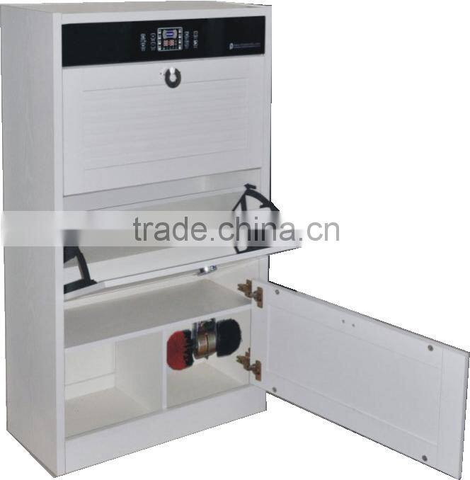 New style oak single color wooden shoe rack shoe cabinet design