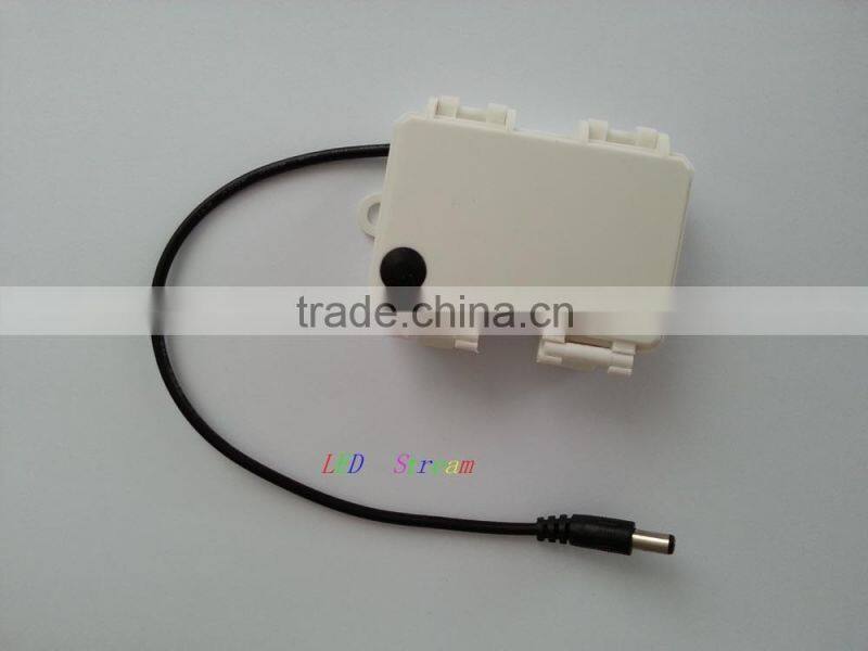 Outdoor 3AA Batteries Box for 6Vdc 12Vdc 24Vdc decorative String Lights Timer waterproof