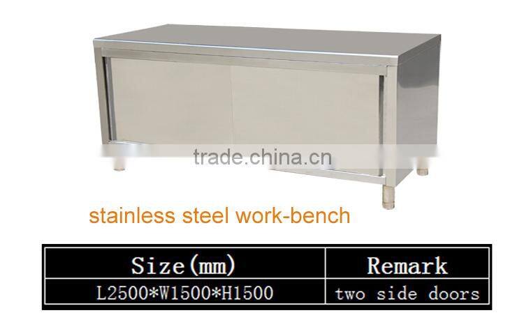 high end knock down Handmade free standing SS Cabinet for kitchen equipment European style