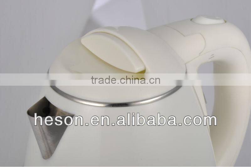 Plastic Electric Water Kettle (stainless steel inside)1.2L,european electrical supplies