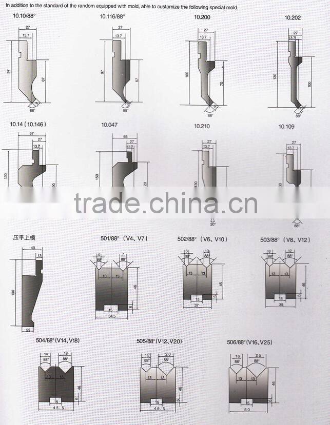 The best sale hydraulic press brake machine with CE certificated