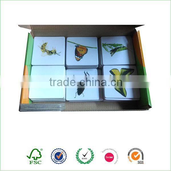 Promotional memory playing cards for kids