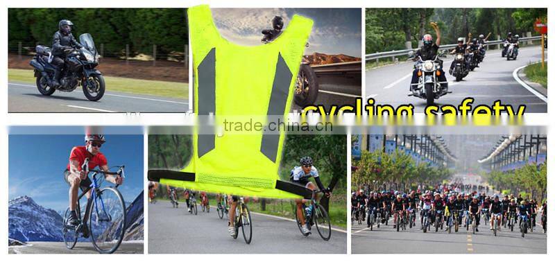 EN471 high visibility fluorescent jackets cycling for riding motorcycle safety