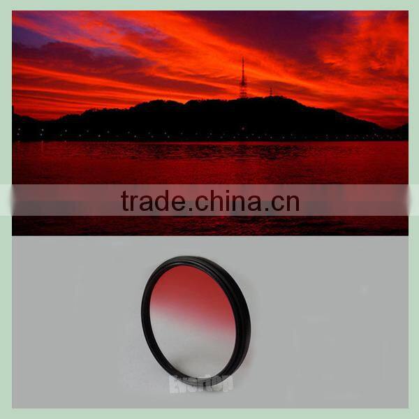 TS-GCF DSLR Camera gradual color filter,gradual brown color filter,Color graduated brown lens filter