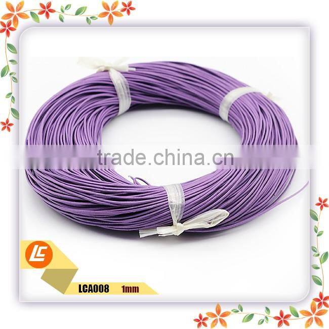 2mm round natural cowhide leather cord 100m