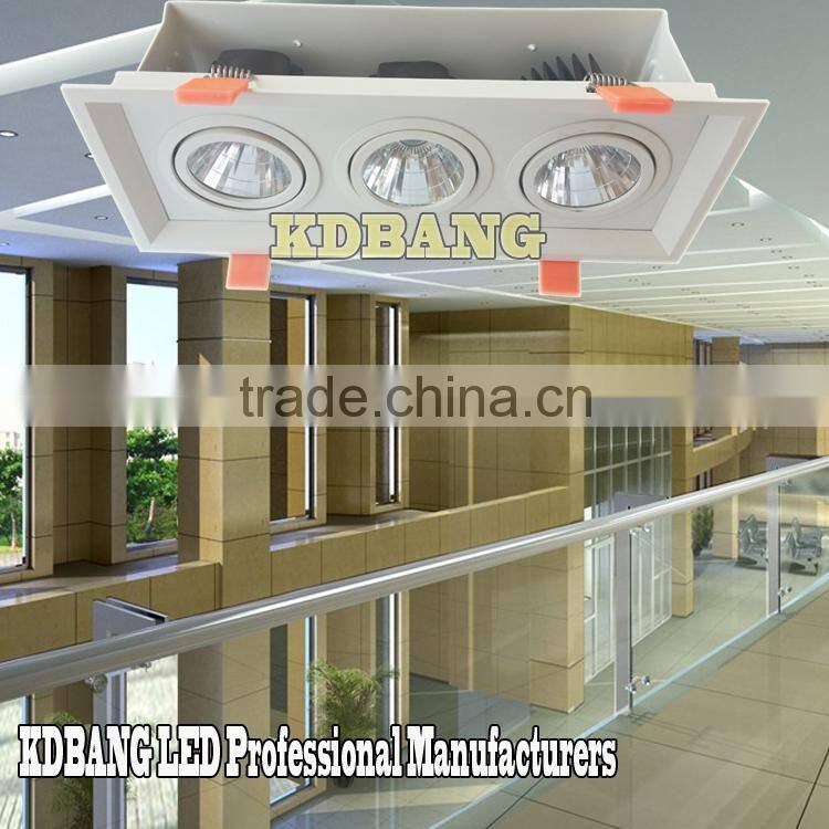 China ceiling light new 24w recessed square led downlight