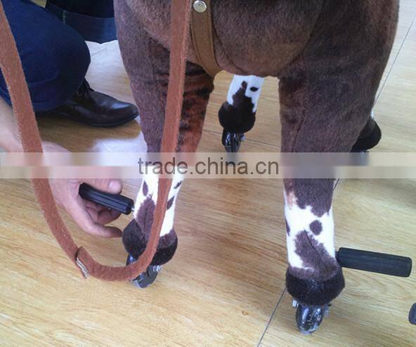 ride on horse toy pony life size horse animal toy on wheel mechanical horse toys