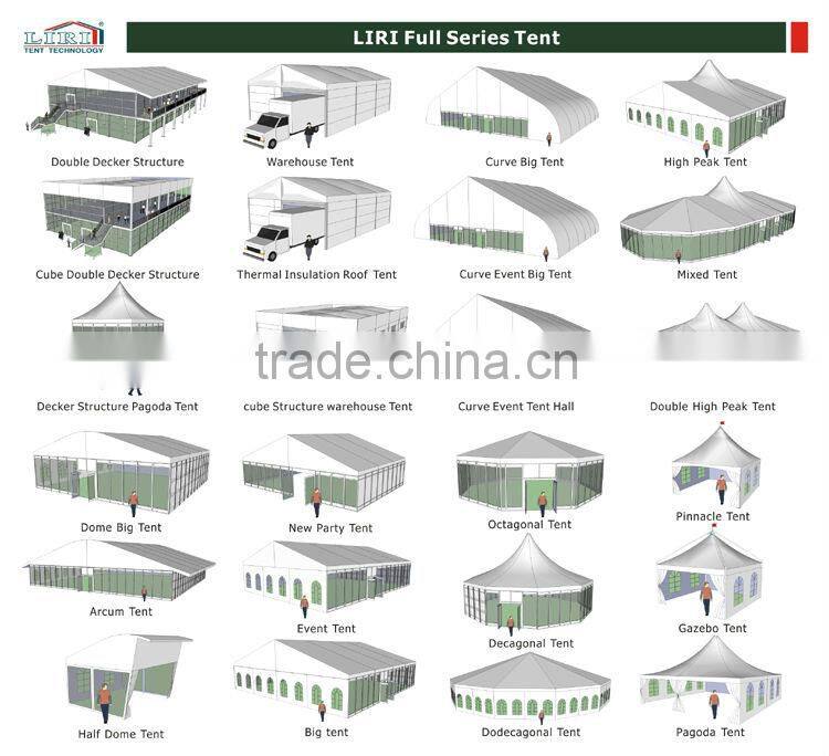 air conditionered tent with glass wall for sale