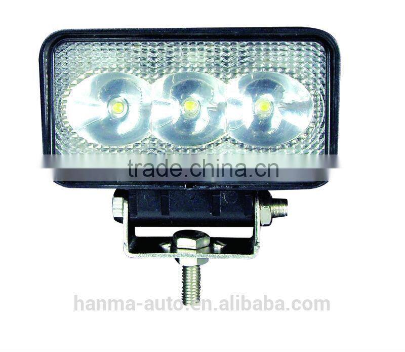9W square led work light.led driving light for truck,mining equipment and heavy-duty equipment