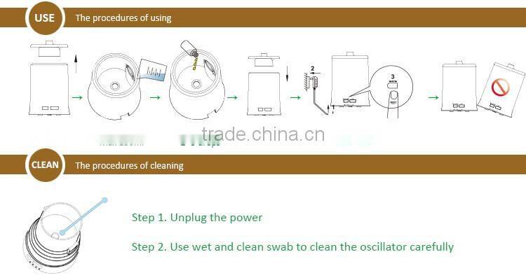 Bamboo room scent aroma system air freshener ultrasonic aroma mist diffuser