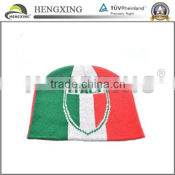 Custom Unisex Slouch Knitting Plain Winter Knit Beanie Caps