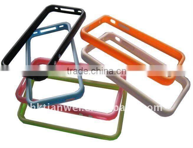 for Apple Iphone4 and 4S silicon case with chocalate bean