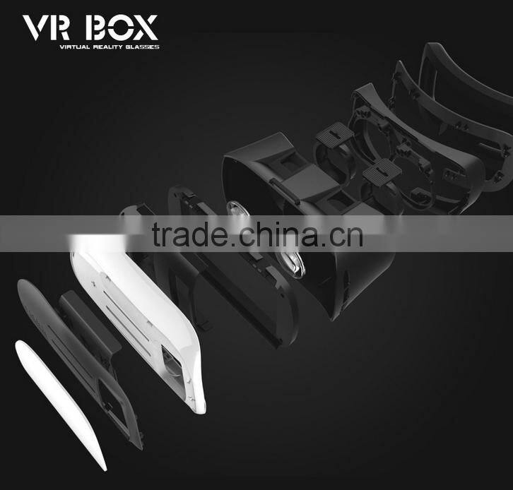 High quality and Best Price VR BOX 2 New Version for 3.5-6 phones 3D Helmet Glasses