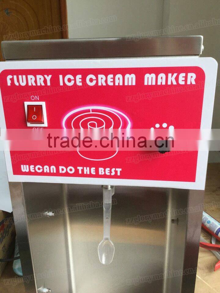 top quality softy ice cream blender /fruit ice cream mixer/oreo ice cream mixer for sale