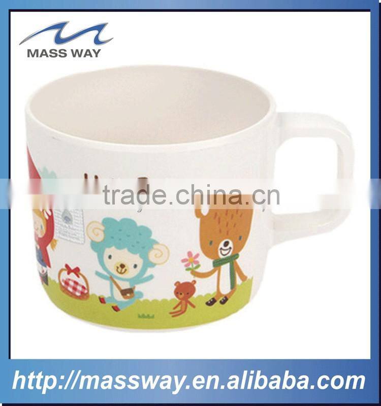 bulk funny cartoon Kids Melamine Milk coffee mug