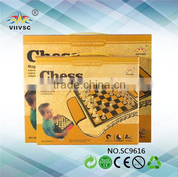 Factory sale top quality 20*20 black & frosted chess set made in china