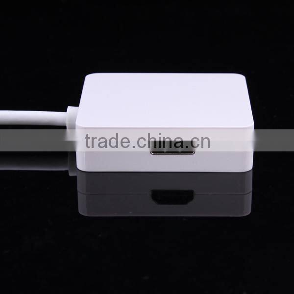 Mini Display Port Thunderbolt to DVI VGA HDMI Adapter cable