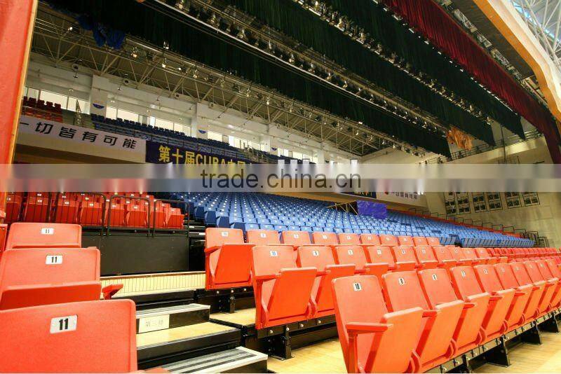 Selent telescopic seating tribune telescopic chair grandstand retractable seating grandstand