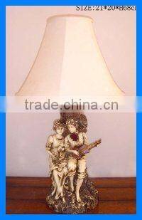 China Manufactory supply modern home furniture handicrafts Resin indoor lamps