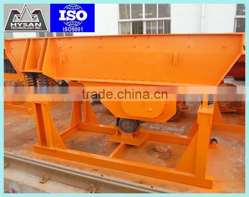 2015 Widely used ZSW linear vibrating grizzly feeder for even and continous feeding