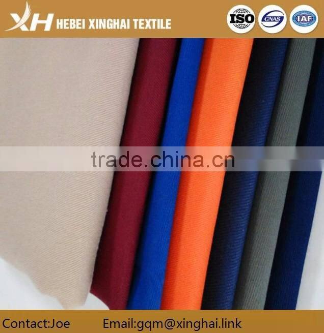 gots certified dyes 65% polyester 35% cotton dyed style tc fabric different fabric materials Worker uniform material
