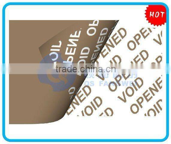 VOID warranty sticker